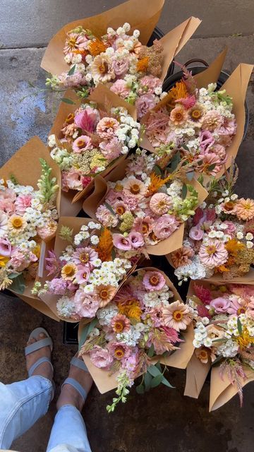 Blush Wedding Flowers, Cut Flower Garden, Nothing But Flowers, Colorful Bouquet, Wildflower Bouquet, Feather Flower, Flower Therapy, Beautiful Bouquet Of Flowers, Flower Stands