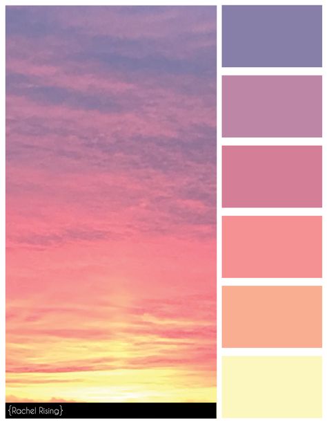 Full Sunset Color Scheme #colorscheme Sunset Color Palette, Shingle Colors, Sunset Color, Pastel Sunset, Color Palette Challenge, Color Schemes Colour Palettes, Pastel Colour Palette, Colors Palette, Color Palate