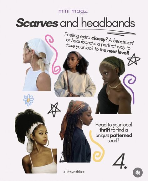 Scarve Hairstyle, 4c Hair Accessories, Black Hair Tips, Headwrap Hairstyles, Cute Curly Hairstyles, Pretty Braided Hairstyles, Natural Curls Hairstyles, 4c Hair, Hair Summer