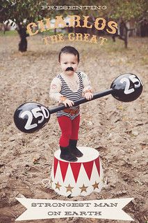 Karneval Diy, Costume Ideas For Kids, Circus Strongman, Circus Birthday Party Theme, Carnival Birthday Party Theme, Carnival Birthday Party, Halloween Circus, Baby Kostüm