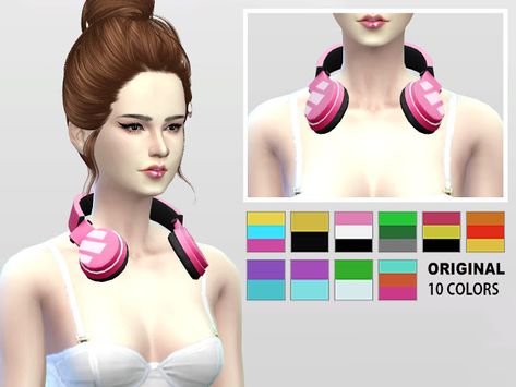 Sims 4 CC's - The Best: Headphone by Mckenzie Layne Sims Cc Headphones Sims 4, Sims 4 Maxis Match Headphones, Anime Shirts Sims 4 Cc, Sims 4 Cc Accessories Headphones, Sims 4 Headphones Accessory, Sims4 Cc Headphones, Sims Headphones Cc, Sims4 Headphone, Sims 4 Headphones Cc Maxis Match