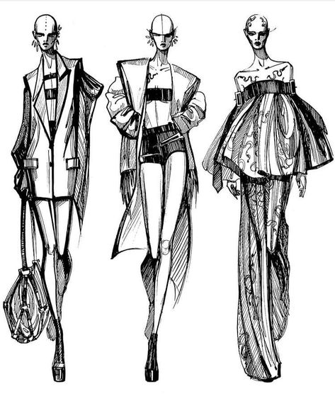 Fashion Sketchbook Inspiration, Croquis Fashion, Fashion Portfolio Layout, Fashion Model Sketch, Fashion Figure Drawing, Fashion Drawing Sketches, Fashion Drawing Tutorial, Fashion Illustration Sketches Dresses, Design Moda