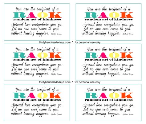 Random Acts of Kindness Printable Kindness For Kids, Kindness Week, Kindness Ideas, Kindness Cards, Service Ideas, Kindness Activities, Random Act, Kindness Matters, Acts Of Kindness