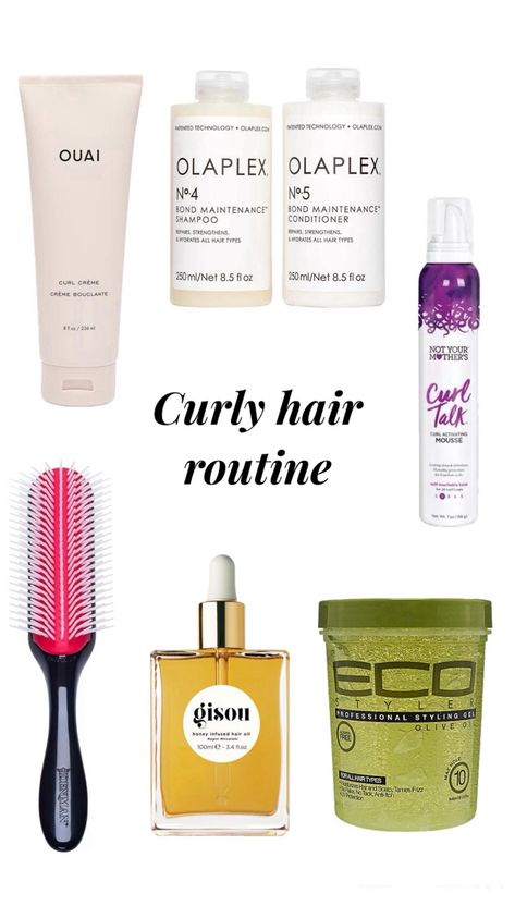 Curly hair routine with shampoo,conditioner,curl creamfoam,gel,hair oil Hair Products Aesthetic Curly, Ouai Curl Creme, Curly Shampoo And Conditioner, Best Shampoo And Conditioner For Curly, Wavy Hair Shampoo And Conditioner, Best Curly Hair Shampoo And Conditioner, Shampoo And Conditioner For Curly Hair, Shampoo And Conditioner Curly Hair, Best Hair Routine