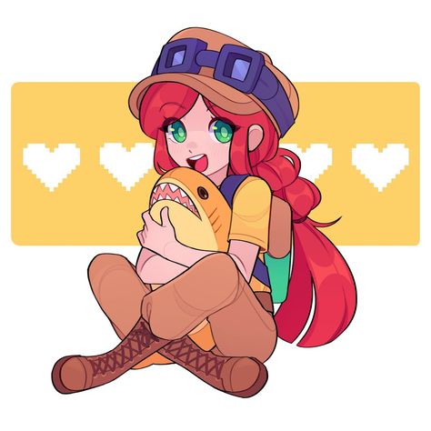 Jessie Brawl Stars, Art Corner, Art Fanart, Star Art, Brawl Stars, Star Girl, Anime Fanart, Winnie The Pooh, Art Style