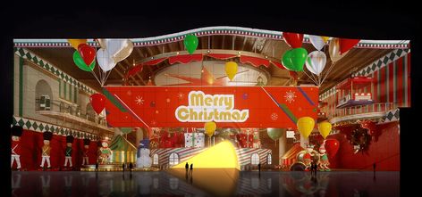 Christmas Projection Mapping, Paradise Hotel, Opening Event, Projection Mapping, Hard At Work, Media Art, Festive Christmas, Motion Design, Christmas Spirit