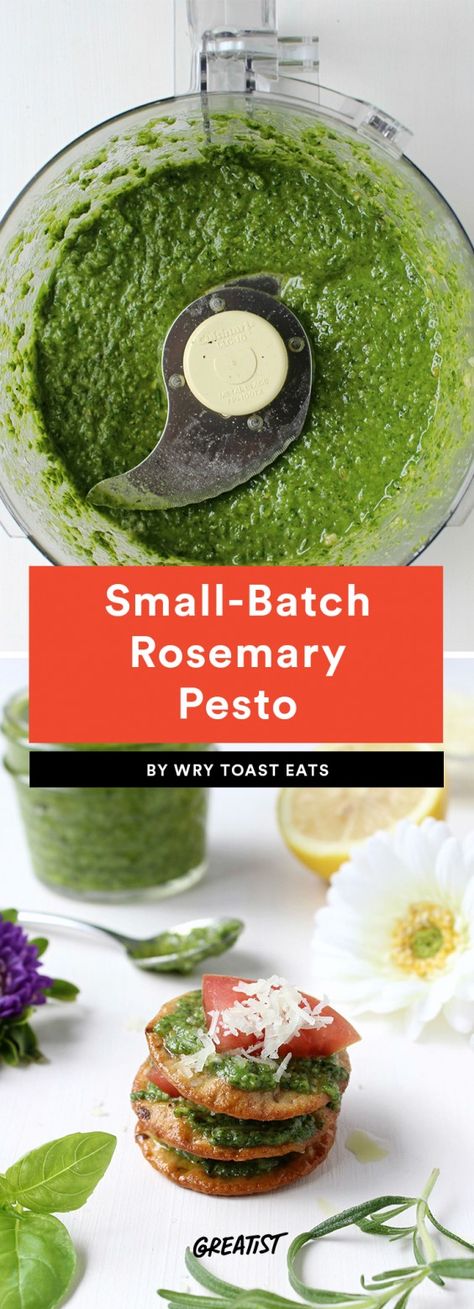 Rosemary Pesto Recipe, Rosemary Pesto, Fresh Herb Recipes, Pesto Recipes, Basil Pesto Recipes, Healthy Food Guide, Herb Recipes, Cheese Pairings, Pesto Recipe