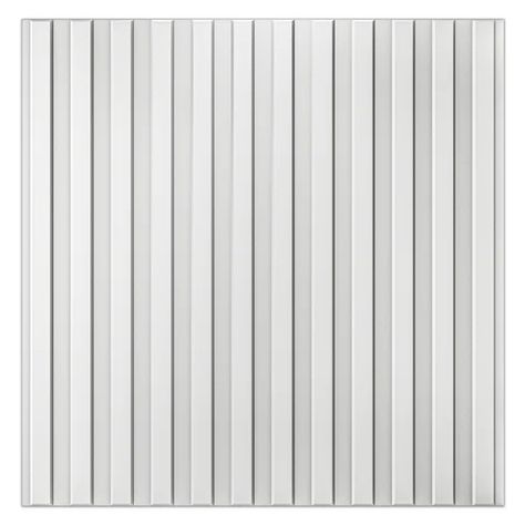 19.7" x 19.7" 3D Fluted Textured Wall Panel Company Logo Wall, Wood Slat Wall, Textured Panels, Pvc Wall Panels, Pvc Panels, Grey Panels, Logo Wall, Decorative Wall Panels, 3d Wall Panels