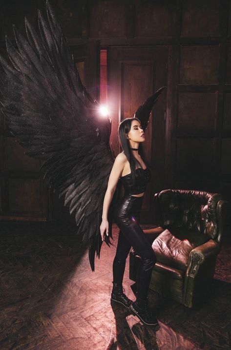 Couple Mafia, Winged People, Hand Shadows, Light Angel, Angel Costume, Angel Devil, Black Angel, Classy Couple, Fall From Grace