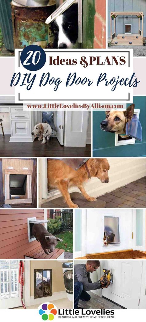 Do you have a dog? If yes is the answer, then you would need to build a dog door so that your dog can easily gain access to the house. Not all dogs can open doors, the easiest way for your canine buddy to get inside the house is through a doggie door. In this article, we have compiled a list of DIY dog door projects that you can build. Feel free to glance through and make a pick. 1. #DogDoor Hidden Doggie Door Ideas, Dog Door For Renters, Doggie Door Ideas Large Dogs In Wall, Dog Door In Metal Door, Dog Door Entrance Ideas, Dog Door Deck, Dog Door For French Door, Diy Dog Door In Door, Doggie Doors To Outside