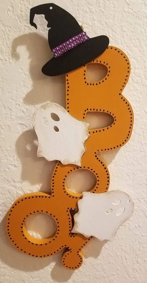 75+ Easy DIY Dollar Store Halloween Crafts that are Spookily fun to make - HubPages Dollar Store Crafts Halloween, Inexpensive Halloween Crafts, Dollar Store Halloween Crafts, Spooky Activities, Halloween Candy Jar, Halloween Plaque, Dollar Tree Halloween Decor, Dollar Store Halloween Decorations, Fall Crafting