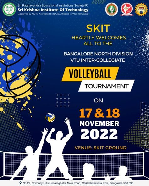 Inter Collegiate VolleyBall @ SKIT Volleyball Backgrounds, College Volleyball, Newspaper Design Layout, Happy Diwali Quotes, Volleyball Posters, Volleyball Tournament, Diwali Quotes, College Event, Volleyball Tournaments