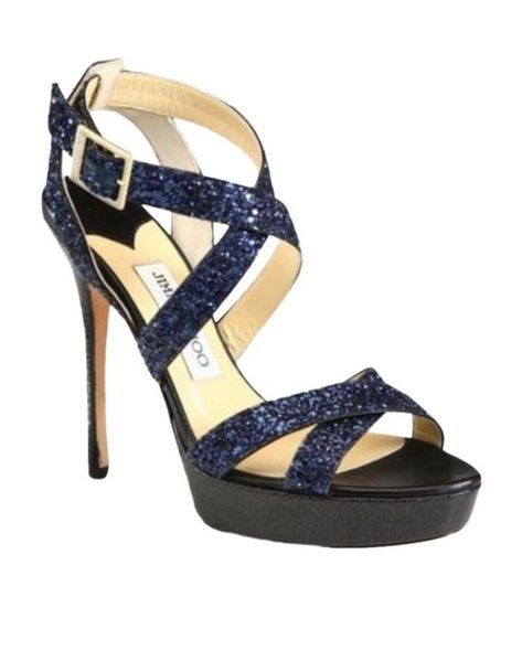 Navy Blue Sandals, Glitter High Heels, Strappy Pumps, Wear Perfume, Glitter Sandals, Jimmy Choo Heels, Strappy Stilettos, Zero Tolerance, Glitter Heels