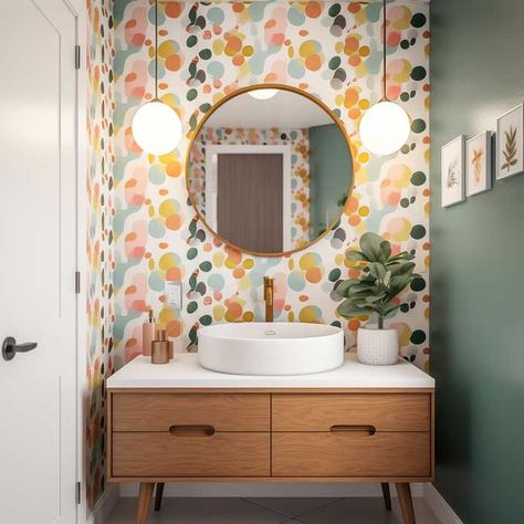 Mid century bathroom remodel