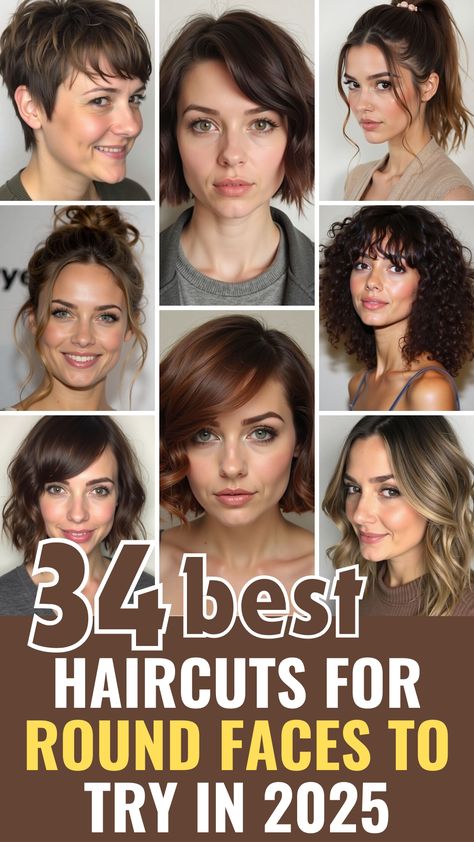 Check Ideas 👇 | Save for Later 📌
Looking for the perfect haircut to flatter your round face in 2025? These 34 trendy hairstyles are tailored to highlight your best features and balance your look. From chic bobs and layered cuts to curtain bangs and pixie styles, there's something for every vibe. Find the cut that suits your style and makes you feel confident all year round. Best Haircuts For Round Faces, Hairstyles For Round Face, Haircuts For Round Faces, Trendy Braids, Everyday Hairstyle, The Perfect Haircut, Effortless Waves, Best Haircuts, Pixie Styles