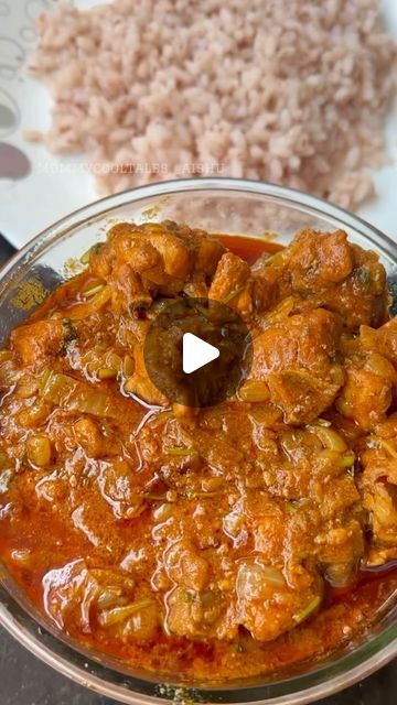 Aiswarya Raj on Instagram: "Chicken curry 🍽️

Marinate the chicken with salt,turmeric powder,Kashmiri chilli powder.
Hear coconut oil in a pan.Add whole spices,green chilli ,onion.
Once onion cooks well,add ginger garlic paste,salt and turmeric powder.
Add marinated chicken sauté for 3 min.
Then add Kashmiri chilli powder-1tbs,coriander powder 1 tbs.
Cover and cook for 5 min.Add hot water 1 cup .
Keep flame in low and cook till its cooks well.
Finally add garam masala,kasturi methi and coriander leaves.
Boil for 2 min.
Chickrn curry is ready to serve.

No Repost🚫

Follow @mommycooltales_aishu for more videos 
.
.
.
.
.
.
.
.
.
.
.
.
#chicken #chickencurry #chickenrecipes🍗🍗 #naadan #naadanfood #easyrecipes #easycurry #chorumcurryum #chickenrecipes #mommycooltales_aishu #trendingreels #v Kashmiri Chilli, Chicken Korma Recipe, Whole Spices, Ginger Garlic Paste, Chicken Korma, Easy Curry, Sauteed Chicken, Turmeric Powder, Coriander Powder