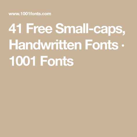 Explore our diverse collection of free handwritten, small caps fonts, perfect to add a personal touch to your creative projects. Small Caps Font, Typewriter Fonts, Fonts Fancy, Old Fashioned Typewriter, Modern Fonts Free, Font App, Free Handwritten Fonts, Free Commercial Fonts, Geometric Stencil