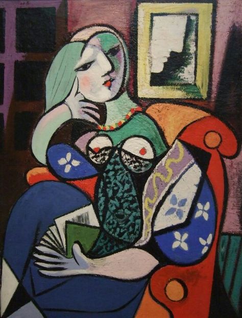 DAY 73- Picasso Picasso Woman Painting, Pablo Picasso Artwork, Picasso Cubism, Picasso Portraits, Pablo Picasso Art, Art Picasso, Pablo Picasso Paintings, Picasso Paintings, Picasso Art