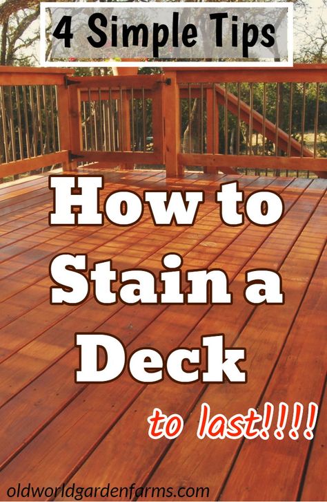 Diy Deck Staining, Staining A Deck, Stain A Deck, Wood Deck Stain, Best Deck Stain, Deck Stain Colors, Deck Maintenance, Deck Restoration, Deck Stain