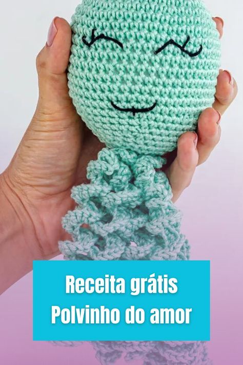 Receita grátis Polvo Amigurumi passo a passo para você criar , clica no pin😍 Polvo amigurumi | Amigurumi passo a passo | polvinho do amor | amigurumispassoapasso Amigurumi, Crochet, Pins