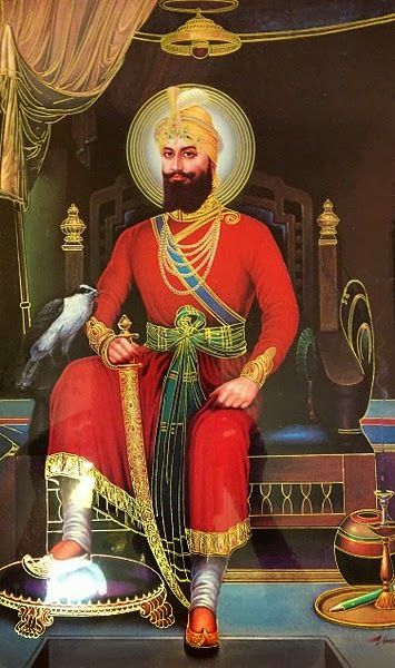 Guru Gobind Singh established and gave a final shape to the religion of Sikhs; Sikhism. He stood up against the mighty Mogul emperor Aurangzeb and ensure that no religion was annihilated. Guru Hargobind, Guru Tegh Bahadur, Baba Deep Singh Ji, Guru Gobind Singh Ji, Guru Granth Sahib Quotes, Guru Nanak Ji, Guru Nanak Wallpaper, Shri Guru Granth Sahib, Sri Guru Granth Sahib