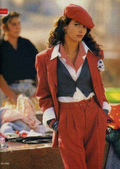 french Look 80s, 80’s Fashion, Mode Hippie, 70s Inspired Fashion, Paris Mode, 1980s Fashion, Mode Inspo, Look Vintage, 가을 패션