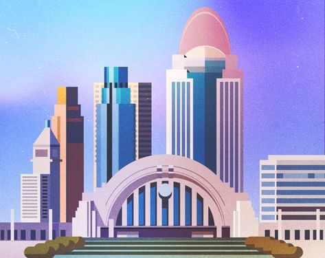 James Gilleard on Twitter: "Some old Lyft icons… " Cityscape Illustration, Blue Sky Studios, Cincinnati Art, Direction Illustration, Painting Styles, Best Beans, Popular Mechanics, City Illustration, Disney Castle