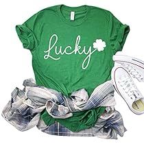 San Patrick Day, St Patricks Day Shirts, San Patrick, St Patrick's Day Outfit, Shamrock Shirt, Lucky Shirt, Puff Print, St Patrick Day Shirts, Short Sleeve Pattern