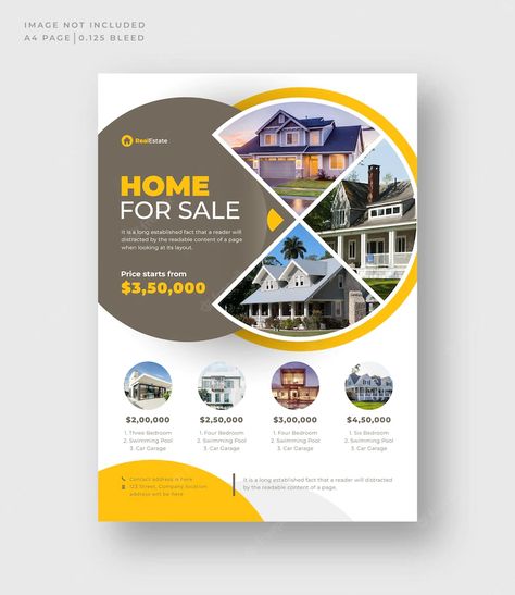 Premium Vector | Real estate home sale flyer template, corporate business flyer, property flyer leaflet template, Leaflet Template, Modern Homes For Sale, Sale Flyer, Postcard Design, Corporate Business, Business Flyer, Estate Homes, Flyer Template, Sale House