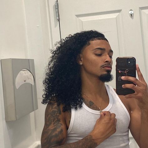 Long Hair Shape Up Men, Men With Long Curly Hair, Visual Storyboard, Black Men Long Hairstyles, Long Curly Hair Men, Afro Hairstyles Men, Natural Hair Men, Guy Haircuts Long, Haircut Curly Hair