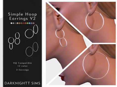 DarkNighTt's Cut Out Mini Dress The Sims 4 Tsr, Sims 4 Tsr, Sims Free Play, Cut Out Mini Dress, Simple Hoop Earrings, Sims Community, Ts4 Cc, Cc Finds, Free Sites