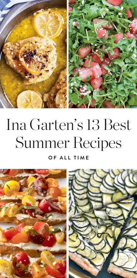 Summer Dinner Party Menu Ideas, Summer Dinner Party Menu, Best Summer Recipes, Dinner Party Menu Ideas, Summer Entrees, Party Menu Ideas, Best Ina Garten Recipes, Barefoot Contessa Recipes, Summer Dinner Party