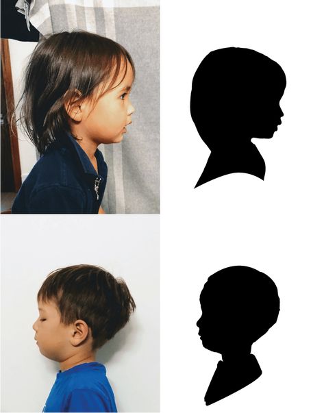 How To Make Silhouette, Portrait Sillouette Art, Self Portrait Silhouette, How To Make A Silhouette Portrait, How To Paint A Silhouette Person, Silhouette Preschool Crafts, How To Make Silhouette Pictures, Diy Sillouette Art How To Make, How To Draw Sillouhette