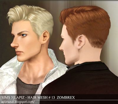 My Sims 3 Blog: Lapiz Lazuli Zombrex and Cupcake Hairs for Males Sims 3 Cc Male, Sims 3 Cc, Sims 4 Hair Male, Sims 3 Cc Finds, Sims Games, Sims4 Cc, Cc Finds, Sims 2, Sims 3