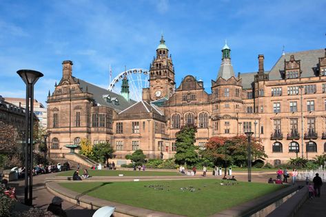 10 Best Things to Do in Sheffield - What is Sheffield Most Famous For? Sheffield City Aesthetic, University Of Sheffield Aesthetic, Sheffield Aesthetic, Sheffield Cathedral, Sheffield University, English City, Sheffield City, England Aesthetic, University Of Sheffield