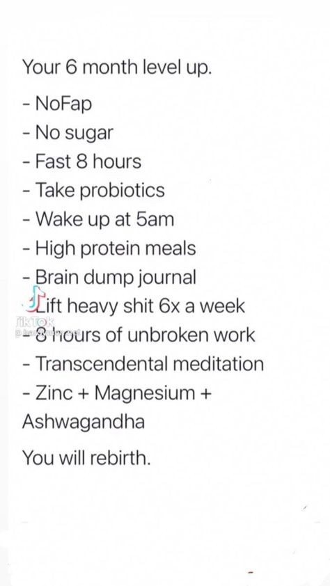 6 Month Level Up Challenge, 6 Month Glow Up Challenge, 6 Month Self Improvement Challenge, Becoming Her 6 Month Challenge, 6 Month Challenge, Transcendental Meditation, Self Care Bullet Journal, Get My Life Together, Bettering Myself