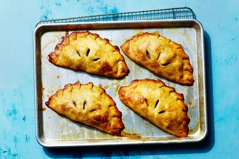 Hot-Water Crust Pastry Recipes and Tips | Epicurious Potato Pasties, Pasty Recipe, Hot Water Crust Pastry, Cornish Pasty, Pasties Recipes, Upper Michigan, Cornish Pasties, Cold Weather Food, Hand Pie