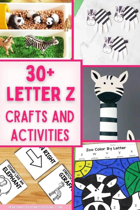 Wrap up your alphabet recognition with these Letter Z Crafts and Activities for preschool. Fun, hands-on learning and creativity! Z Activities For Preschool, Letter Z Crafts For Preschoolers, Letter Z Activities For Preschool, Letter Z Activities, Letter Z Craft, Z Activities, Letter Z Crafts, Preschool Journals, Letter Of The Day