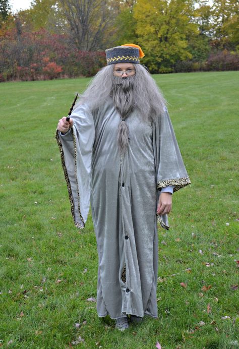 Professor Dumbledore Costume, Diy Dumbledore Costume, Dumbledore Costume Diy, Dumbledore Halloween Costume, Albus Dumbledore Costume, Dumbledore Costume, Harry Potter Bachelorette Party, Professor Dumbledore, Harry Potter Bachelorette