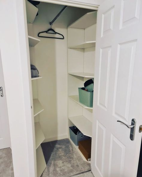 Persimmon Hatfield, Landing Cupboard, Landing Storage, Airing Cupboard, Bedroom Cupboard, Cupboard Wardrobe, Handmade Wardrobe, Cupboard Design, Walk In Wardrobe