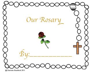 Faith Filled Freebies: Free Rosary Printables for young children Time For Preschoolers, Praying The Rosary Catholic, Third Grade Lesson Plans, Ccd Activities, Lent Activities, Frog Classroom, Catholic Kids Activities, Mary Day, Prayer For Church