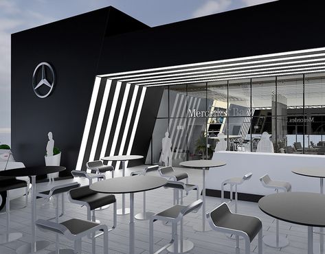 Car Showroom Architecture, Car Showroom Interior, Modern Brick House, Car Showroom Design, Restaurant Exterior Design, Showroom Inspiration, Garage Design Interior, Retail Facade, Commercial Design Exterior