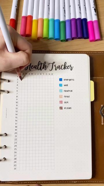 Bullet Journal With Me, Filofax Malden, Year In Pixels, January 2nd, Journal With Me, Creating A Bullet Journal, Bullet Journal Mood Tracker Ideas, Bullet Journal Paper, Bullet Journal Tracker