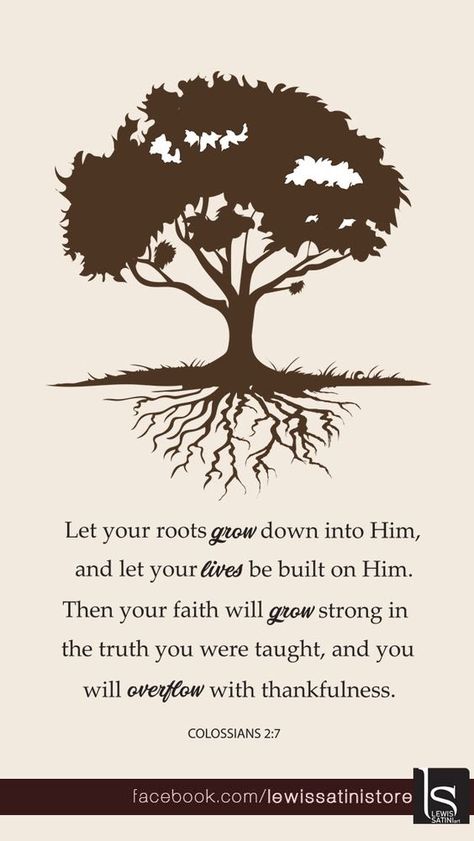 Tree Bible Verse, Him Poster, Book Of Colossians, Rooted In Christ, Gods Plan Quotes, Colossians 2, Tree Of Life Tattoo, Ayat Alkitab, Encouraging Scripture