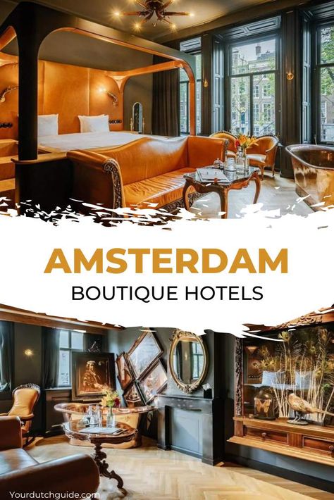 Amsterdam boutique hotels: 14x the best boutique hotels in Amsterdam | Your Dutch Guide Amsterdam Hotel Room, Hotel Amsterdam Centre, Boutique Hotel Amsterdam, Best Hotels In Amsterdam, Amsterdam Hotels, Hotels In Amsterdam, Brown Hotel, Triple Room, Romantic Hotel