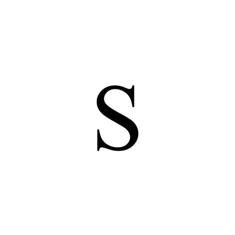 S Aesthetic Letter, S Tattoo Letter Initial, S Initial Tattoo, Letter S Tattoo, Alphabet Letters To Print, Cheerful Quotes, Latest Tattoo Design, Tattoo S, Crush Quotes For Him