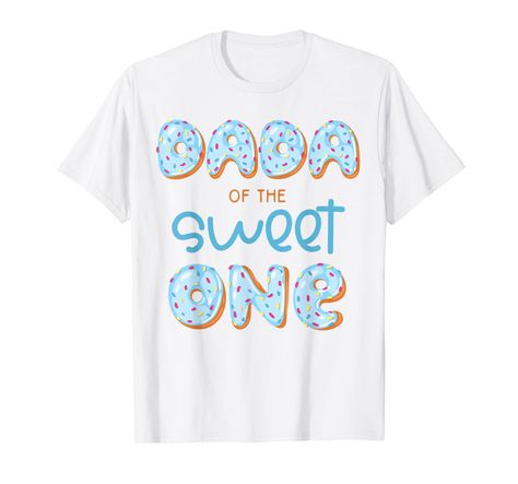 PRICES MAY VARY. Dada of The Sweet One Donut Daddy unique first birthday party ideas boy matching family group theme 1st outfits photoshoot! Cute pastel blue doughnut sprinkles design coordinating baby boys parties. Adorable turning 1 donuts supplies & accessories! Perfect apparel gear donut birthday party decorations favors for 1 year old son! Add banner balloons backdrop invitations & plates accessory for toddler, mom dad sister brother siblings to match! Complete your theme with treat bags & Sweet One First Birthday, Donut Theme Party, Balloons Backdrop, Sprinkles Design, Birthday Donuts, Donut Birthday Parties, Donut Birthday, 1st Birthday Party Themes, Cute Banners