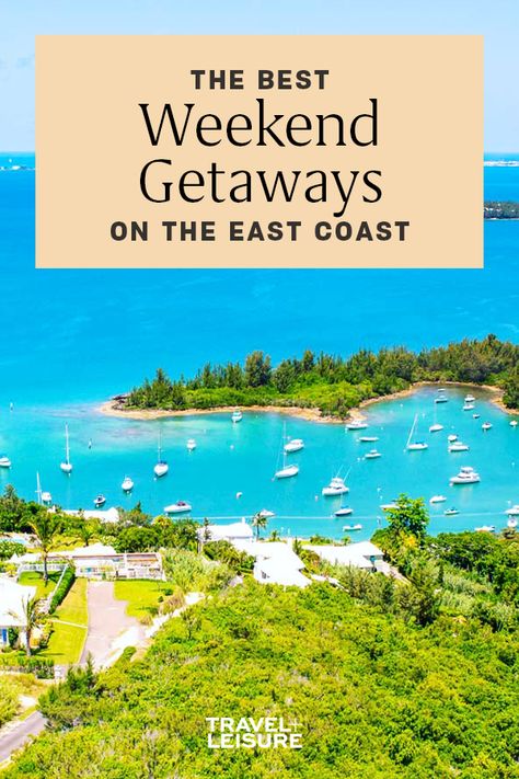 No matter your taste — from exploring #crystalcaves to #winetasting — there’s an easy east-coast #weekend trip for you. #travel #domestictravel #eastcoast #weekendgetaway #longweekend East Coast Bachelorette Destinations, East Coast Weekend Getaway, East Coast Travel Destinations, Best East Coast Beaches, Weekend Beach Trip, Martha Vineyard, 4 Day Weekend, Weekend Family Getaways, Girls Beach Trip