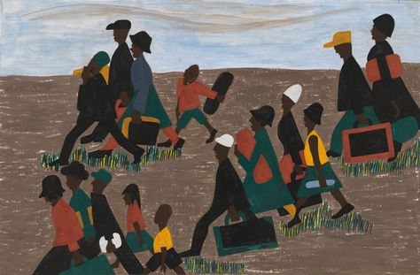 Emmett Till and Tamir Rice, Sons of the Great Migration - The New York Times Jacob Lawrence, The Great Migration, Black Panthers, African American Art, Black Artists, Print Artist, Museum Of Modern Art, American Artists, Black Art