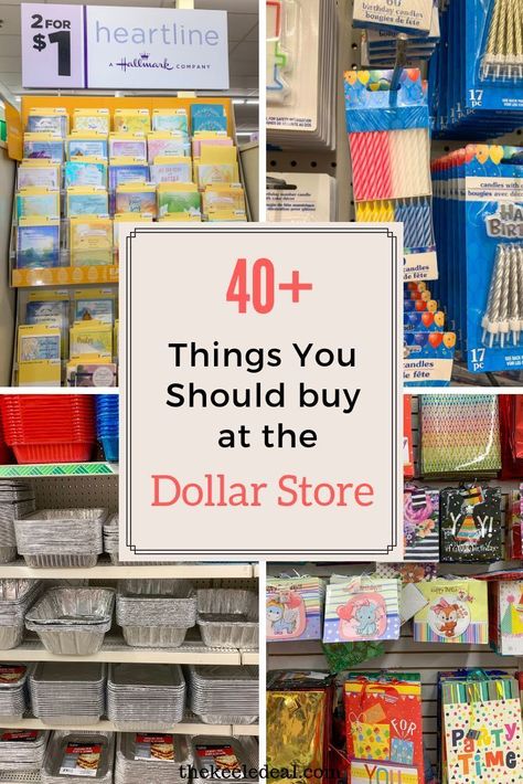 The Dollar store can save you big money if you know what to buy there. Check out these 40+ items you should always buy at the dollar store #budget #dollarstore Craft Hacks, Dollar Tree Organization, Best Things To Buy, Space Saving Hacks, Dollar Store Diy Organization, Dollar Tree Hacks, Saving Hacks, Dollar Store Hacks, Dollar Tree Finds